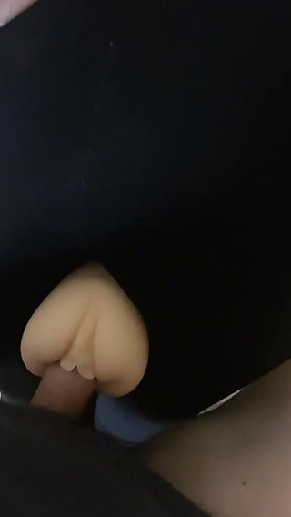 Fuck Toy and Cum on Leggins