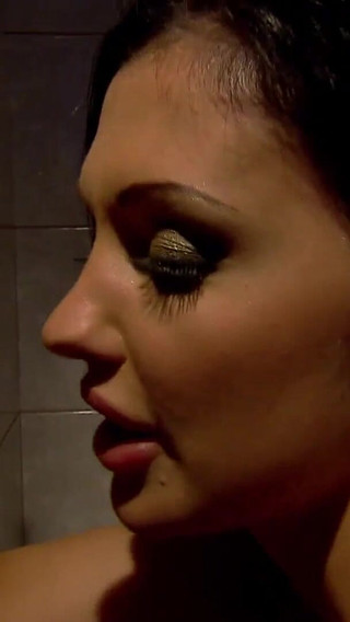 Luxury babe pounded in the bathroom