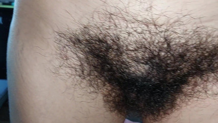 Hot Stepmom Fingers Her Hairy Pussy