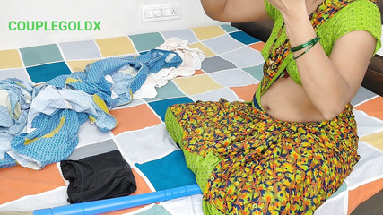 Komal's Maid Jaadu Was Cleaning and Found a Dildo.