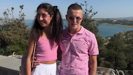 Fucked a Cute Girl and Her Boyfriend After Meeting on the Street