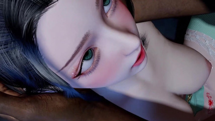 3D Asian Wife Cheating with Big Black Cock and Pissing a Lot