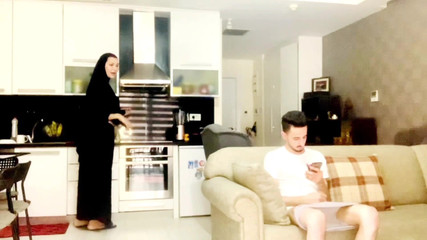 An Arab Boy Fucks Step- Stepmother Because He's Still Learn How to Have Sex. and Thestep- Stepmother Doesn't Mind Teaching Her Step Son