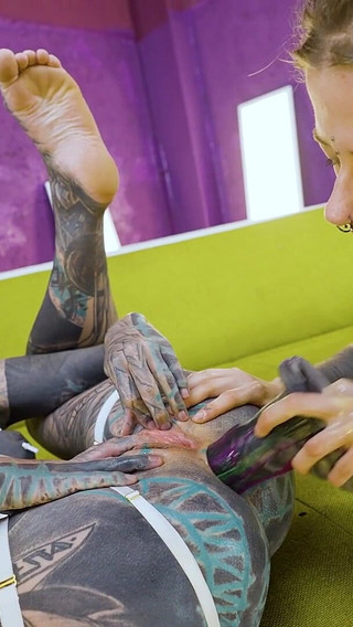 Alternative Tattoo Teens Fucking Each Other with Crazy Toys