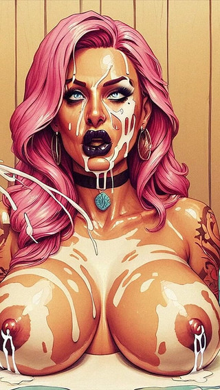 BDSM Slave Hard Sex in Sauna, Curvy Woman with Big Tits Sucking Big Dick, Slave Woman,bdsm