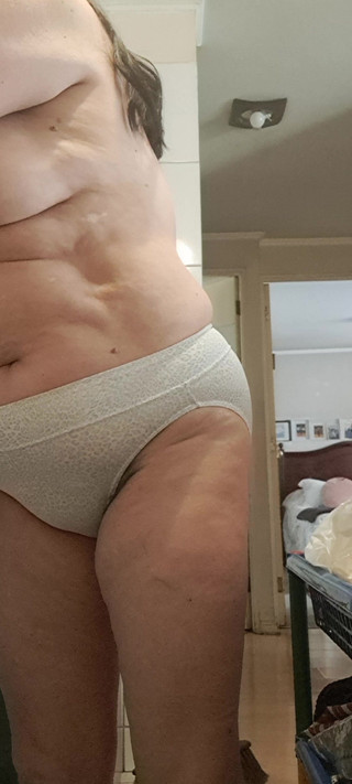 MILF in White Panties with Heat