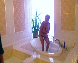 Teen Girl and Old Man Sex in the Bathroom