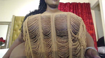 Ebony BBW Bouncing Her Fat Tits