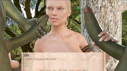 Alenjas adventures part 7 - orcs fuck forest elf teen