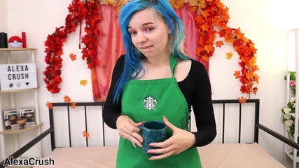 Barista Needs Cream - POV Cum in Mouth