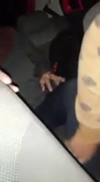 First Doggind with Taxi Driver in Front of Husband