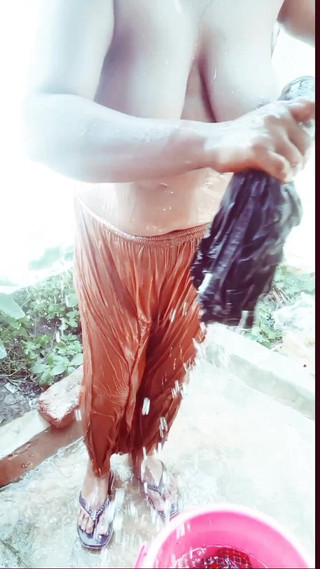 Beautiful Village Vabi Show His Big Ass and Big Boobs.