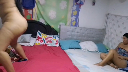 I Dance Sexy in Front of My Perverted Stepmother While She Touches Herself and Enjoys Watching Me