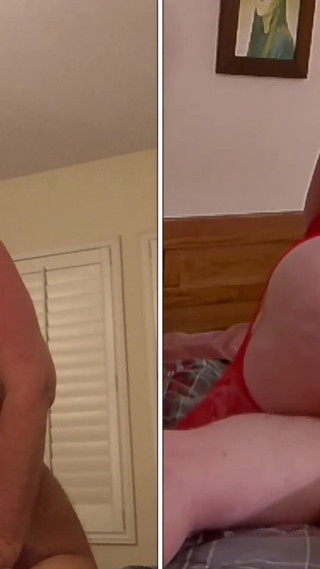 GILF Carmen’s Granny in Red Two Position Fuck & Orgasms