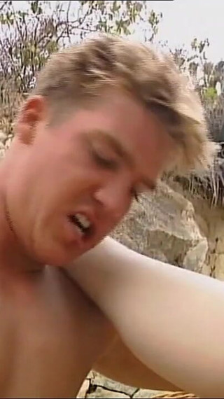 Young Hairy Slut Fucked and Cummed in Mouth by Two Huge Vintage Cocks and a Dwarf