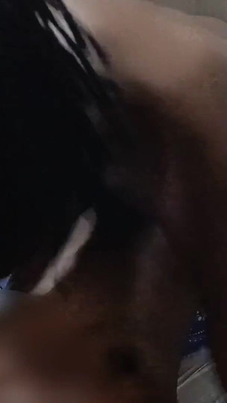 Kenyan Slim Ebony Cute Babe with Hairy Pussy Visited His Boyfriend on Valentines Day and Got Fucked Hard by Black Dick