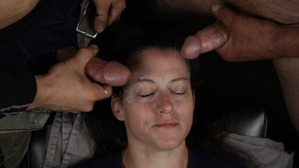 Double Team Facial Blasting for Dirty Talking Good Girl