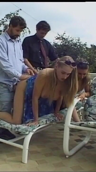 Homemade Sex for Two Busty Sluts Ass Fucked and Cummed in Mouth by Huge Cock