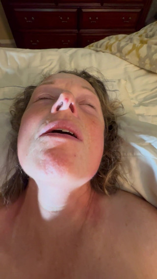 Maiden Rubs Sloppy Wet Pussy with Wand, Begs for Fingers and Dick. Loud Orgasms