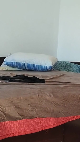 Sexy Brunette Tries on Pantyhose