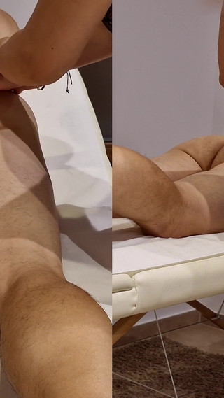 Body Massage with Happy Ending - MILF Stepmom Rides My Cock and Gets Creampie