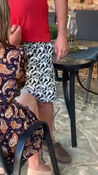 Cheating Wife Sucking Cock Outdoor Blowjob