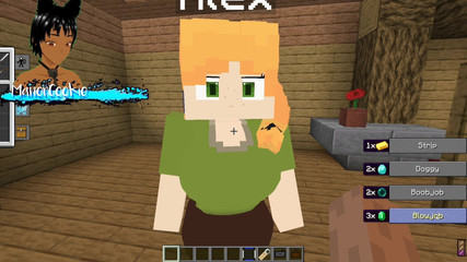 Minecraft Jenny Mod Fapcraft Its Alex! From Minecraft and She Wants to Fuck Steve in Different Ways and Sex Positions