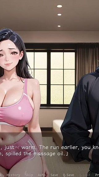 She Cums From a Massage Wile Her BF Is Oblivious -ntr'd by My Friend #3 Gameplay- an Ai Sex Game
