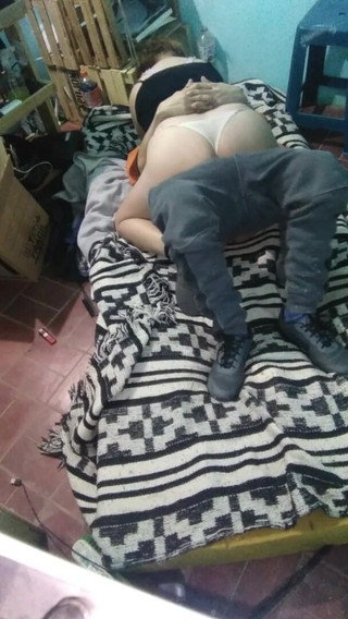 Girl with Montano Dress with the Mattress on the Floor