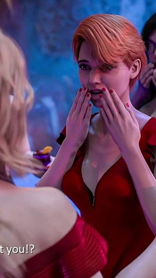 Blonde Slutty Stepmom Blowjob & Sex in the Public Restroom - the Spellbook Pure #15 Animated Porn Gameplay