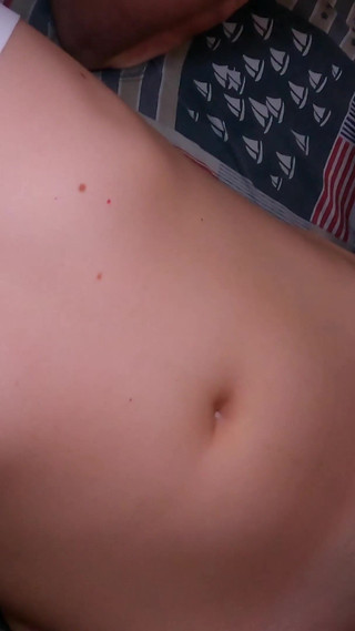 Big-assed Chick Gets Cum on Her Ass!