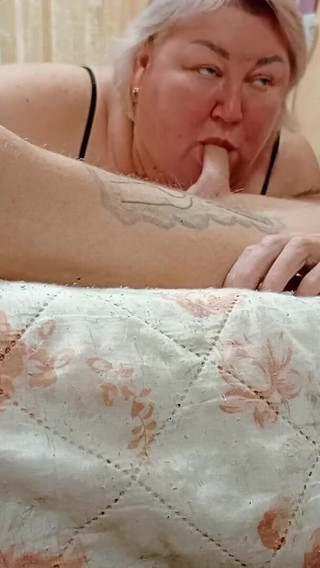 Wife Sucks My Dick Until Her Mouth Is Filled with Hot Cum