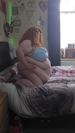 SSBBW Rides Dildo to Cum Orgasm Part 2