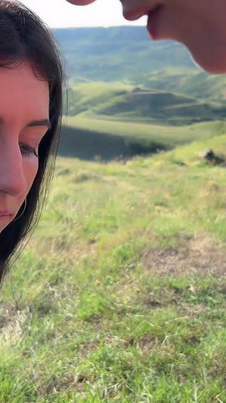 Gangbang - Village Slut Doesn't Refuse Sex with Strangers High in the Mountains