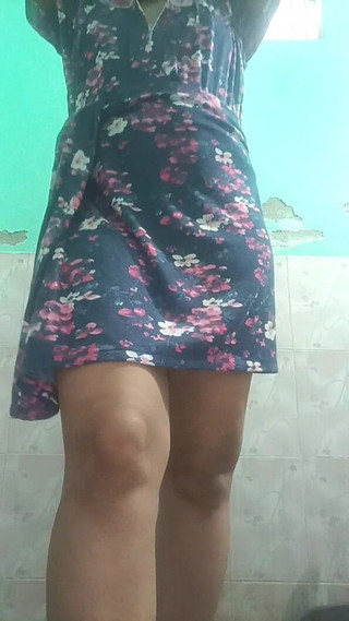 Maxi Came Wearing a Nude, Showed Everything Dirty Fantasies of the Bathroom!