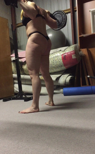 Workout in Sports Bra