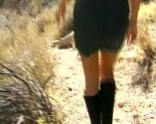 Cum Eating German Slut Got Outdoor Fucked in Desert