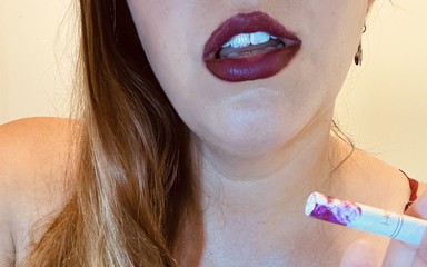 Red Lips, Natural Tits Cigarette