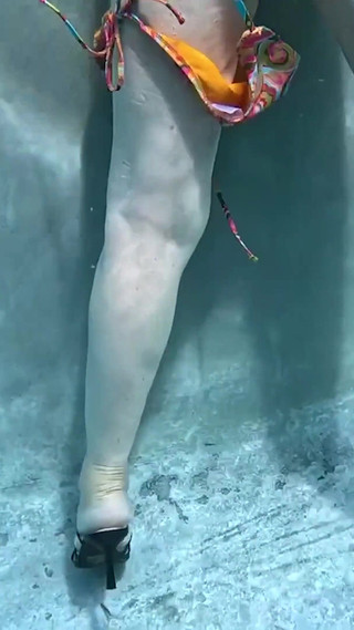 Over/underwater Pool Shots and a Long, Slow-mo Outdoor Shower