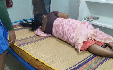 Stepmother Has Painful Intercourse with Stepson