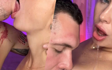 Messy and Sloppy Kiss