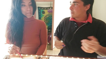 Horny teen student has sex with teacher