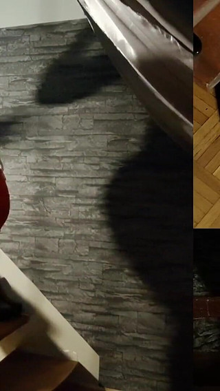 Trampling on Slaves Cock