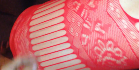 138 - French Amateur, Red Lingerie (satin Panties, Bodysuit), Balls Licking,deepthroat, Rimming