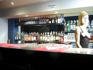 French Blonde with Small Boobs Riding a Hard Pecker