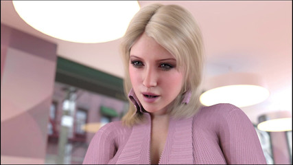 The Sexual Tension Between Barbie Zoey & Asura at the Cafe