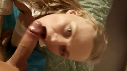 Sitting on big red plug and sucking