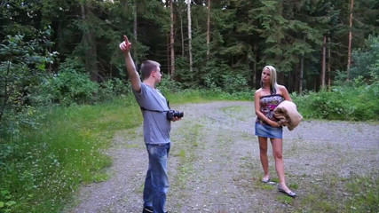 Fantastic Busty MILF Masturbates with Dildo and Gets Cumshot on Her Face by Two Big Cocks