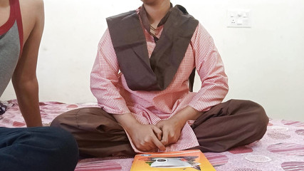 Indian Desi Village College Student Was Fucking with Boyfriend in Bedroom in Clear Hindi Audio Language