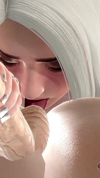 Intensive Analingus From Chrismas Girl Elf Makes Me so Hard to Explode 3D Animation